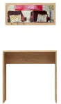 Konsoollaud Kalune Design Cosenza, tamm v., 80 cm x 30 cm x 82 cm