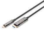 Kaabel Digitus USB-C - HDMI 4K AK-330160-200-S USB-C, HDMI, 20 m, must v.