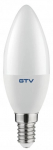 Lambipirn GTV LED, C37, 3000 &deg;K, E14, 8 W, 700 lm