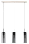 Valgusti rippuv Eglo Selvino 98695, E27, 3 x 15 W, l&auml;bipaistev v. / satiin nikkel v.