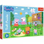 Pusle Trefl Peppa Pig 14342, 40 cm x 60 cm, 24 tk, mitmev&auml;rviline
