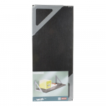 Seinariiul Dolle Triangolo, must/hall, 60 cm x 25 cm x 1.9 cm