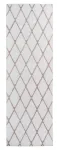 Koridorivaip Me Gusta Vivica 225, valge v./roosa v., 250 cm x 80 cm