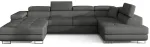 Nurgadiivan Rodrigo Inari 96, tumehall v., parem, 202 x 345 cm x 90 cm