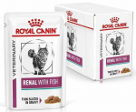 Kassi m&auml;rgtoit Royal Canin Renal R21827K, tuunikala, 0.085 kg x 12 tk