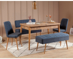 S&ouml;&ouml;gitoa komplekt Kalune Design Vina 1048, pruun v./tumesinine v.