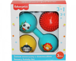 Arendav m&auml;ng Mattel Fisher Price Sensory Activity Set, mitmev&auml;rviline, 3 tk