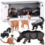 Komplekt Safari Animals ZA4474, 13 cm, 6 tk, mitmev&auml;rviline