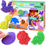 Plastiliini komplekt Dinosaur Dinosaurs and the Animal World, mitmev&auml;rviline