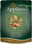 Kassi m&auml;rgtoit Applaws Chicken Breast With Asparagus In Broth, kanaliha, 0.07 kg
