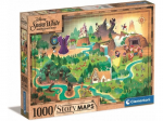 Pusle Clementoni Story Maps Snow White 39815, 50 cm x 70 cm, 1000 tk, mitmev&auml;rviline