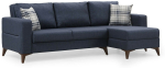 Nurgadiivan - voodi Atelier Del Sofa Kristal, antratsiit v., 90 x 236 cm x 86 cm
