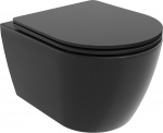 WC-pott, seinapealne Mexen Carmen, kaanega, 370 mm x 490 mm