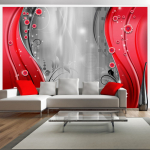 Fototapeet Artgeist Behind The Curtain Of Red, 70 cm x 100 cm