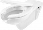 WC-pott, seinapealne Deante Vital, kaanega, 380 mm x 680 mm