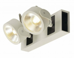 Valgusti lagi ja seinad SLV Kalu 1000130, LED, 3000 &deg;K, 2 x 31 W, valge v.