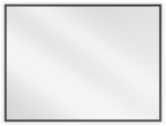Peegel Mexen Loft, liimitav, 80 cm x 60 cm, must v.