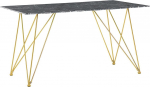 S&ouml;&ouml;gilaud Beliani Kenton, kuldne v./must v., 80 cm x 140 cm x 75 cm