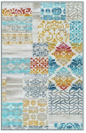 Vaip sise Conceptum Hypnose EEXFAB885, sinine/kollane/hall, 180 cm x 120 cm