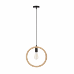 Valgusti rippuv Candellux Lighting Kolo, E27, 1 x 40 W, must v.