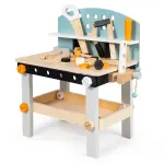 Laste t&ouml;&ouml;riistakomplekt, meistri t&ouml;&ouml;laud EcoToys, mitmev&auml;rviline