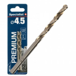 Metallist puur Specialist+ Premium, puit/metall/plast, silindriline, 4.5 mm x 8 cm