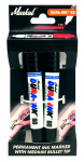 Markerite komplektid Markal Dura-Ink 60, must v., 2 tk