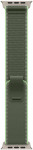 Kellarihm Apple, 49mm Green/Neon Trail Loop M/L Natural Titanium Finish MFT54ZM/A, roheline v.