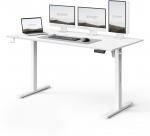 Kirjutuslaud reguleeritava k&otilde;rgusega SENSE7 Nojo Light, valge v.