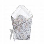 Beebi tekk-&uuml;mbrik First Zebra & Lion, pruun/hall