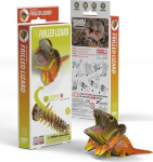 3D-pusle Fat Brain Toys Frilled Lizzard, 9.1 cm x 7.9 cm, 32 tk, kollane v./oranž v.