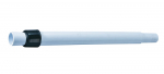 Tolmuimeja toru, teleskoopiline Makita 198560-5, 85 cm, ⌀2.8 cm, valge v.
