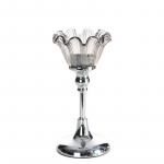 K&uuml;&uuml;nlahoidja Adena 02, klaas/metall, &Oslash; 11 cm, 22 cm, h&otilde;be v.