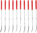 Viilide komplekt Yato YT-6146, kolmnurkne, 140 mm, metall, 10 tk
