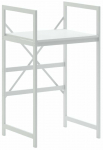 Kapp pesumasina jaoks Kalune Design C7, valge v., 60 cm x 70 cm x 116 cm