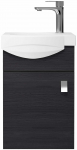Vannitoakapp valamuga Riva SA40-11, woodflow ash v., 21.4 cm x 36.8 cm x 55 cm