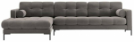 Nurgadiivan Cosmopolitan Design Bali Bluvel 13, helehall v., vasak, 185 x 293 cm x 75 cm