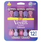 Raseerija, &uuml;hekordne Gillette Venus Comfort Colours, 12 tk
