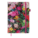 M&auml;rkmik Zibi Exotic Flamingo, ruuduline, A5, roosa v./mitmev&auml;rviline