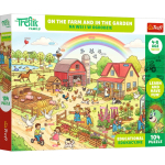 Pusle Trefl The Treflik Family In The Countryside And The Garden 15599, 40 cm x 60 cm, 104 tk, mitmev&auml;rviline