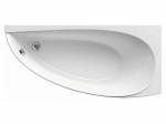 Vann, nurgaga Ravak Avocado, 160 cm x 75 cm x 46.5 cm, parempoolne, valge
