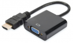 Adapter Digitus HDMI A / 3.5mm / VGA HDMI tips + 3.5mm, VGA, must v.
