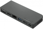 Dokkimisjaam Lenovo USB-C Travel Hub 4X90S92381, hall v.