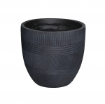 Lillepott Domoletti LT14543B, keraamiline/savi, antratsiit v.