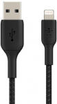 Juhe Belkin, USB/Apple Lightning, must v.