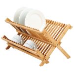 N&otilde;udekuivatusrest King Hoff Bamboo, 40 cm x 33 cm x 24 cm, bambus, puidu v.