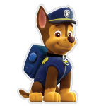 Dekoratiivne kleebis Nickelodeon Paw Patrol Chase, 14.5 cm x 23.8 cm