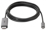 Kaabel Club 3D USB-C - HDMI CAC-1587 USB-C, HDMI, 3 m, must v./hall v.