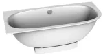 Vann, teisaldatav Paa Cast Stone Verso D, 170 cm x 75 cm x 62.5 cm, as&uuml;mmeetriline, valge v.