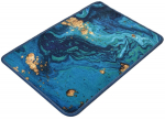 Vannitoa p&otilde;randamatt Foutastic Marbling 359CHL4173, sinine/kuldne, 60 cm x 40 cm